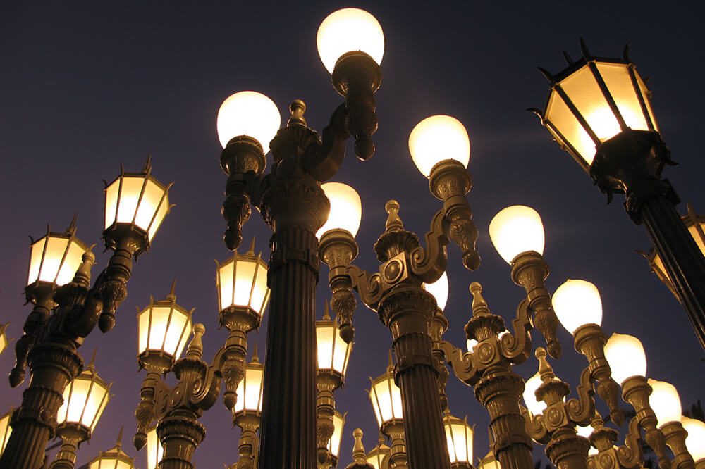 Streetlights at LACMA