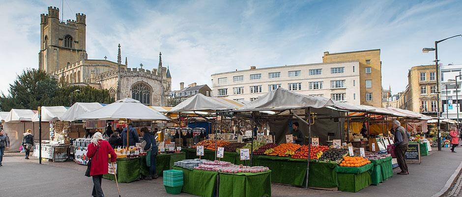 Market Square, Cambridge, UK